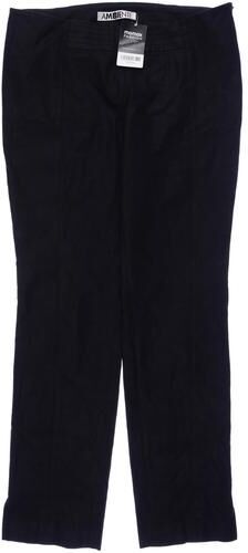 Ambiente Damen Stoffhose, schwarz, Gr. EU 44, Elasthan, Baumwolle - Second Hand - Ambienté - Modalova