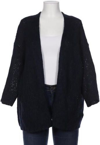 Damen Strickjacke, marineblau, Gr. M, Alpaka, Leinen, Synthetik - Second Hand - American vintage - Modalova