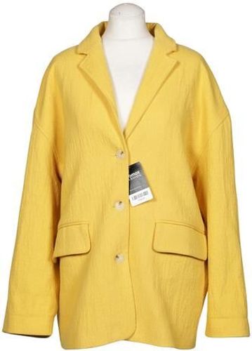 Damen Blazer, gelb, Gr. M, Elasthan, Baumwolle, Synthetik, Wolle, Viskose - Second Hand - American vintage - Modalova