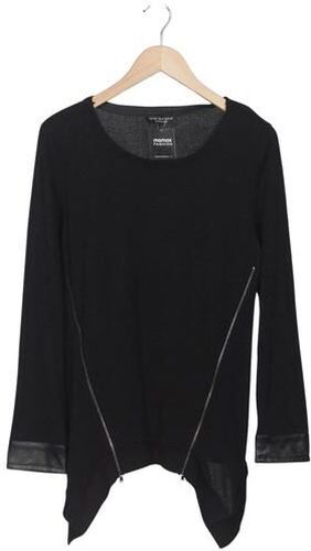 Damen Pullover, schwarz, Gr. EU 36, Elasthan, Kunstleder, Synthetik, Viskose - Second Hand - ana alcazar - Modalova