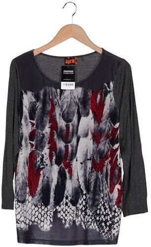 Damen Langarmshirt, grau, Gr. EU 42, Elasthan, Synthetik, Viskose - Second Hand - aprico - Modalova