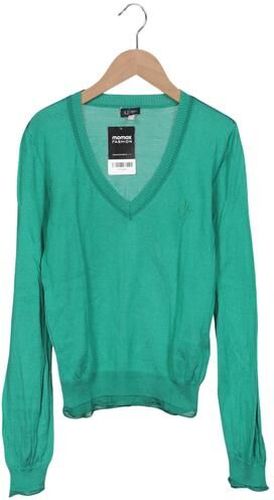 Jeans Damen Pullover, grün, Gr. EU 40, Baumwolle - Second Hand - Giorgio Armani - Modalova