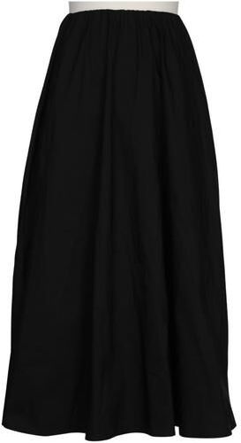 Damen Rock, schwarz, Gr. EU 42, Baumwolle, Synthetik, Lyocell - Second Hand - ARKET - Modalova