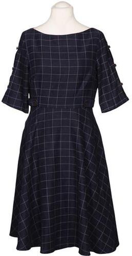 Damen Kleid, marineblau, Gr. L, Synthetik, Viskose - Second Hand - Banned - Modalova