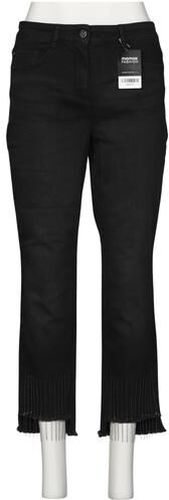 Damen Jeans, schwarz, Gr. EU 40, Elasthan, Baumwolle, Synthetik - Second Hand - Basler - Modalova