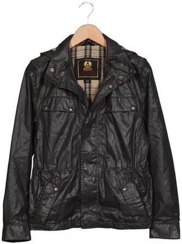 Damen Jacke, schwarz, Gr. EU 42, Baumwolle, Synthetik, Viskose - Second Hand - Belstaff - Modalova
