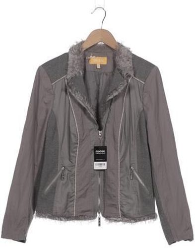 Damen Jacke, grau, Gr. EU 42, Elasthan, Baumwolle, Synthetik - Second Hand - Biba - Modalova