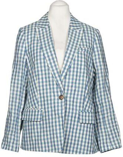 Damen Blazer, mehrfarbig, Gr. EU 42, Baumwolle, Leinen - Second Hand - Boden - Modalova