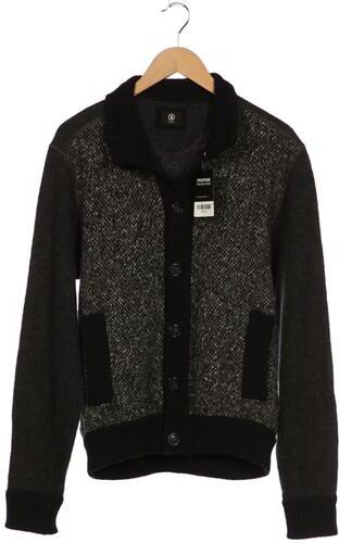 Damen Strickjacke, grau, Gr. EU 50, Schurwolle - Second Hand - Bogner - Modalova