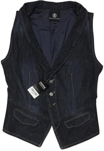 Damen Weste, marineblau, Gr. EU 40, Elasthan, Baumwolle, Synthetik - Second Hand - Bogner Jeans - Modalova