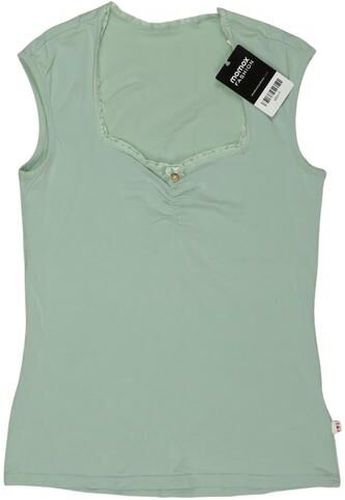 Damen Top, hellgrün, Gr. M, Elasthan, Baumwolle - Second Hand - Blutsgeschwister - Modalova
