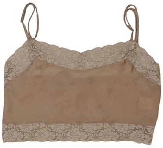 Damen Top, beige, Gr. M, Elasthan, Synthetik - Second Hand - Brandy Melville - Modalova