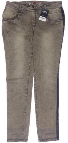 Damen Jeans, braun, Gr. L, Elasthan, Baumwolle, Synthetik - Second Hand - Buena Vista - Modalova