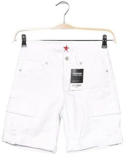 Damen Shorts, weiß, Gr. XS, Elasthan, Baumwolle - Second Hand - Buena Vista - Modalova