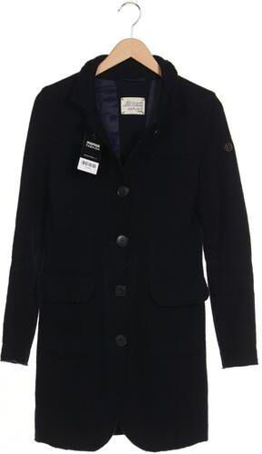 Damen Mantel, marineblau, Gr. EU 38, Schurwolle, Synthetik, Viskose - Second Hand - Bugatti - Modalova