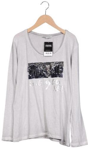 Damen Langarmshirt, grau, Gr. L - Second Hand - Bugatti - Modalova