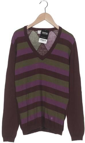 Damen Pullover, bordeaux, Gr. EU 36, Baumwolle, Schurwolle - Second Hand - Burlington - Modalova