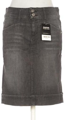 Camaieu Damen Rock, grau, Gr. EU 38, Elasthan, Baumwolle - Second Hand - Camaïeu - Modalova