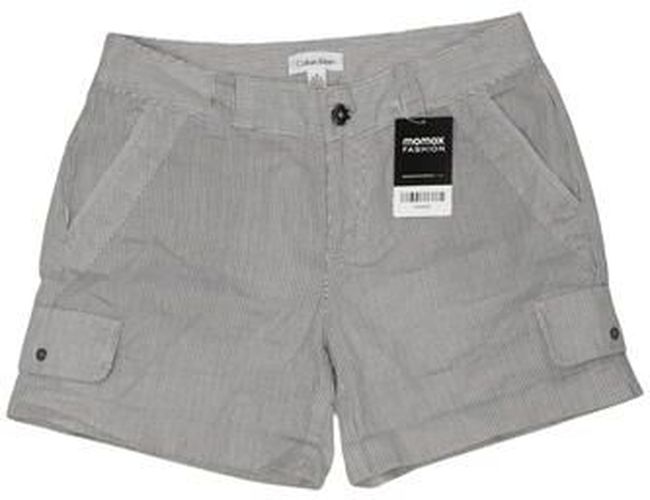 Damen Shorts, grau, Gr. EU 32 (US 0), Baumwolle, Leinen - Second Hand - Calvin Klein - Modalova