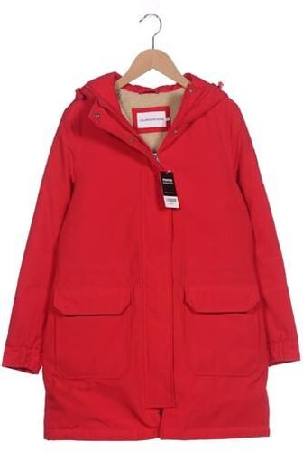 Jeans Damen Mantel, rot, Gr. XS, Baumwolle, Synthetik, Daunen - Second Hand - Calvin Klein - Modalova