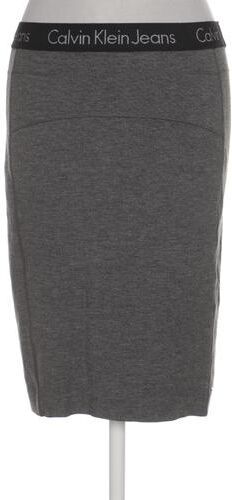 Jeans Damen Rock, grau, Gr. S, Elasthan, Synthetik, Viskose - Second Hand - Calvin Klein - Modalova