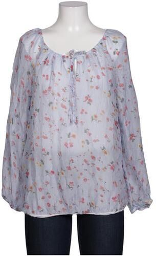 Damen Bluse, blau, Gr. EU 40, Elasthan, Seide, Viskose - Second Hand - Cartoon - Modalova