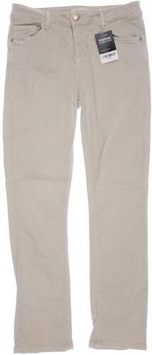 Damen Jeans, beige, Gr. EU 38, Elasthan, Baumwolle - Second Hand - Cartoon - Modalova