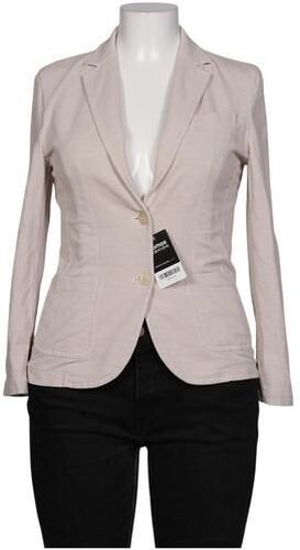 Damen Blazer, beige, Gr. EU 46, Elasthan, Baumwolle - Second Hand - Circolo 1901 - Modalova