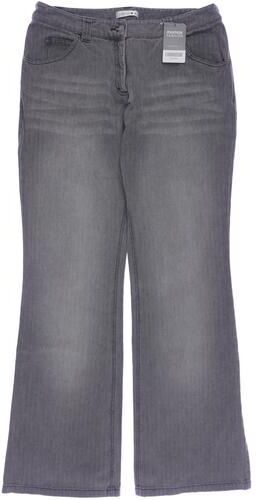 Damen Jeans, grau, Gr. EU 42, Baumwolle - Second Hand - Comma - Modalova