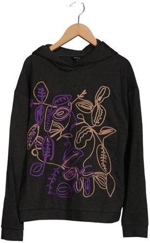 Damen Kapuzenpullover, grau, Gr. EU 38, Elasthan, Synthetik, Viskose - Second Hand - Comma - Modalova