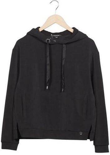 Damen Kapuzenpullover, schwarz, Gr. EU 38, Elasthan, Synthetik, Viskose, Modal - Second Hand - Comma - Modalova