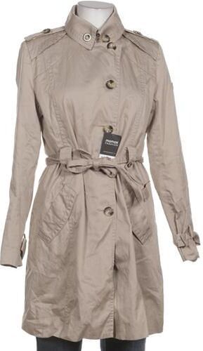 Damen Mantel, beige, Gr. EU 40, Viskose, Baumwolle, Synthetik - Second Hand - Comma - Modalova