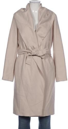 Damen Mantel, cremeweiß, Gr. EU 38, Elasthan, Synthetik, Viskose - Second Hand - Comma - Modalova