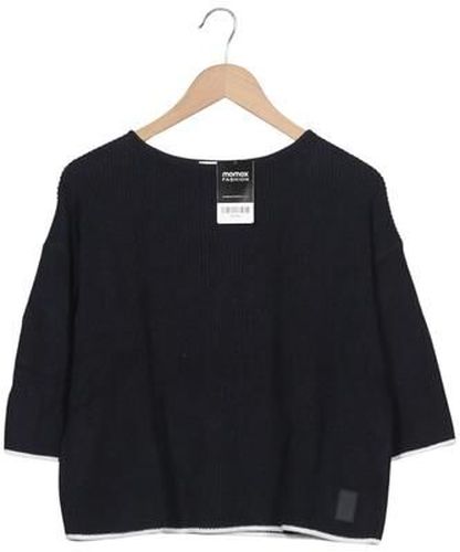 Damen Pullover, marineblau, Gr. EU 38, Baumwolle - Second Hand - Comma - Modalova