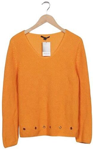 Damen Pullover, orange, Gr. EU 38, Baumwolle - Second Hand - Comma - Modalova