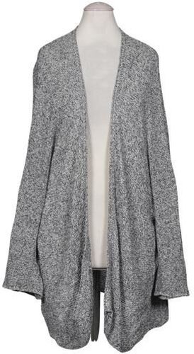 Damen Strickjacke, grau, Gr. M, Baumwolle, Leinen - Second Hand - Comma - Modalova