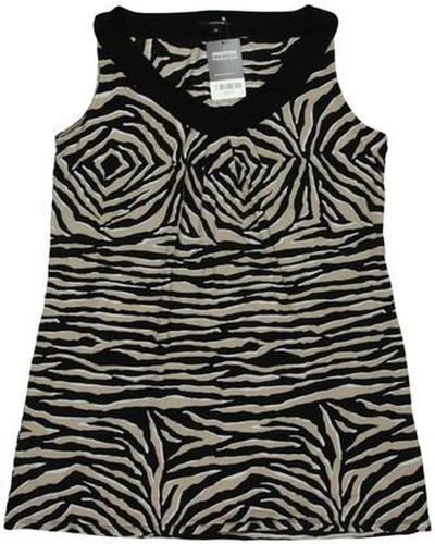 Damen Top, schwarz, Gr. EU 42, Synthetik - Second Hand - Comma - Modalova