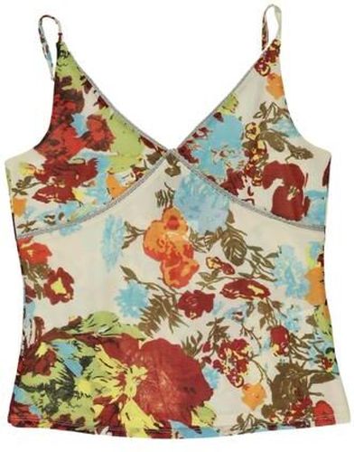 Damen Top, mehrfarbig, Gr. EU 38, Synthetik - Second Hand - Comma - Modalova