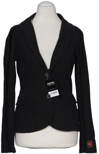 Damen Blazer, schwarz, Gr. S, Baumwolle - Second Hand - Converse - Modalova