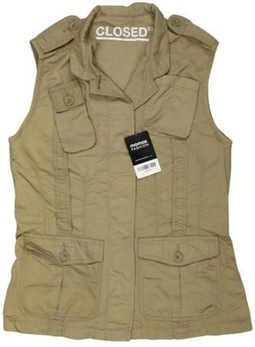Damen Weste, beige, Gr. M, Synthetik - Second Hand - Closed - Modalova