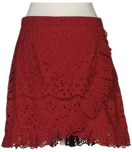 Damen Rock, rot, Gr. EU 38 (F 40), Baumwolle - Second Hand - Claudie Pierlot - Modalova