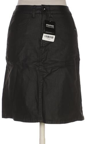 Damen Rock, schwarz, Gr. EU 36, Elasthan, Baumwolle, Synthetik - Second Hand - Cream - Modalova