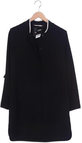 Damen Mantel, schwarz, Gr. EU 34, Elasthan, Synthetik - Second Hand - Creenstone - Modalova