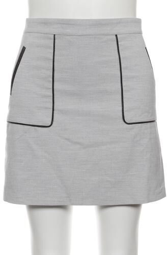 Damen Rock, grau, Gr. EU 38, Elasthan, Synthetik, Viskose - Second Hand - Cyrillus - Modalova