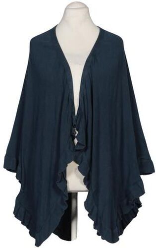 Damen Strickjacke, marineblau, Gr. Onesize - Second Hand - Deerberg - Modalova