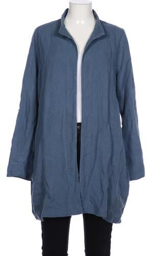 Damen Strickjacke, blau, Gr. M, Leinen - Second Hand - Deerberg - Modalova