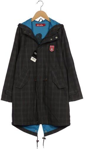 Damen Mantel, grau, Gr. EU 36, Synthetik, Viskose - Second Hand - Derbe - Modalova