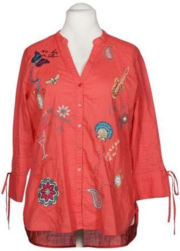 Damen Bluse, rot, Gr. L, Baumwolle - Second Hand - Desigual - Modalova