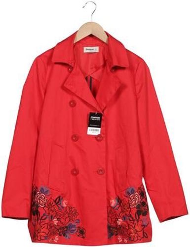 Damen Mantel, rot, Gr. EU 40, Elasthan, Baumwolle, Synthetik - Second Hand - Desigual - Modalova