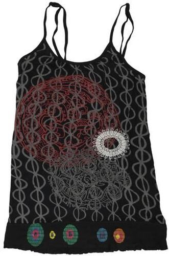 Damen Top, schwarz, Gr. 3Xs - Second Hand - Desigual - Modalova